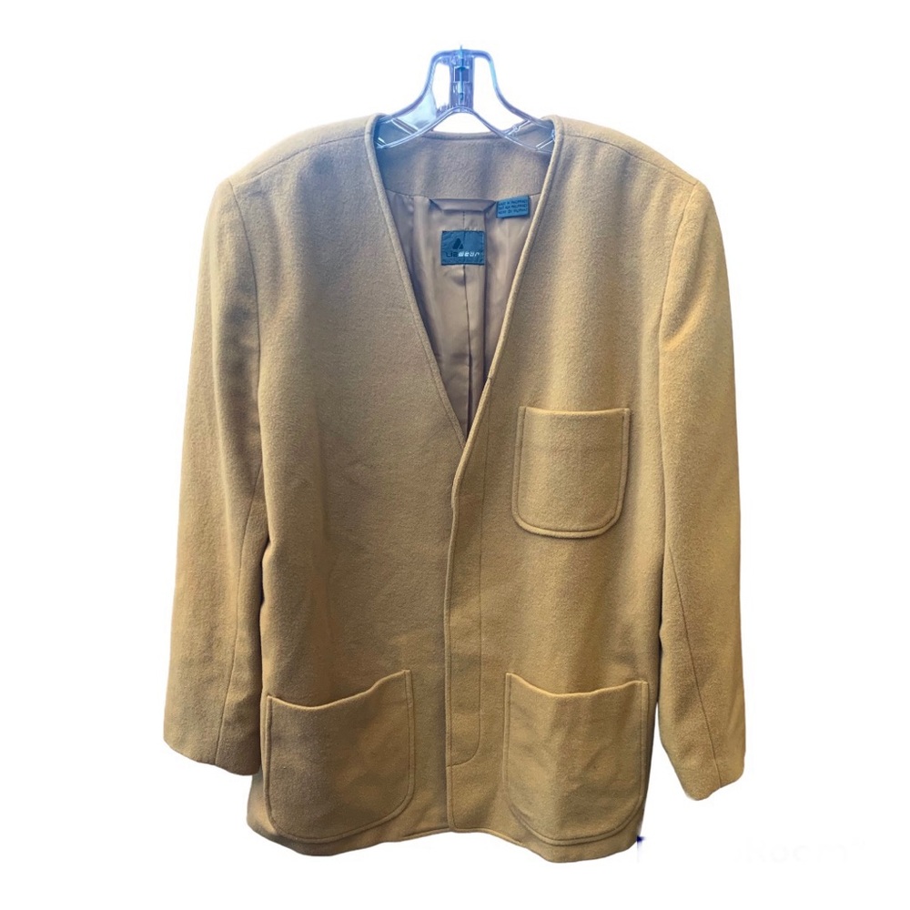 Liz Clairborne Liz Wear Camel Wool Jacket